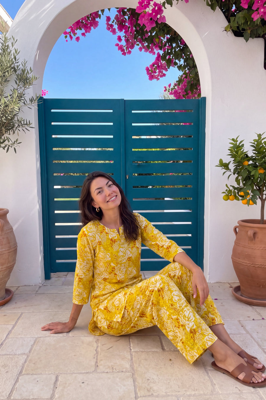 Mustard Rose Cotton Co-ord Set — image 10