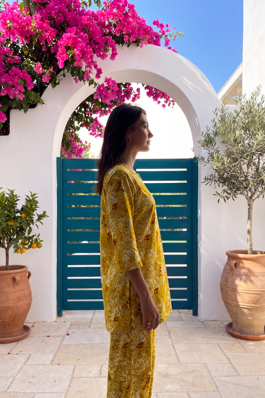 Mustard Rose Cotton Co-ord Set — image 11