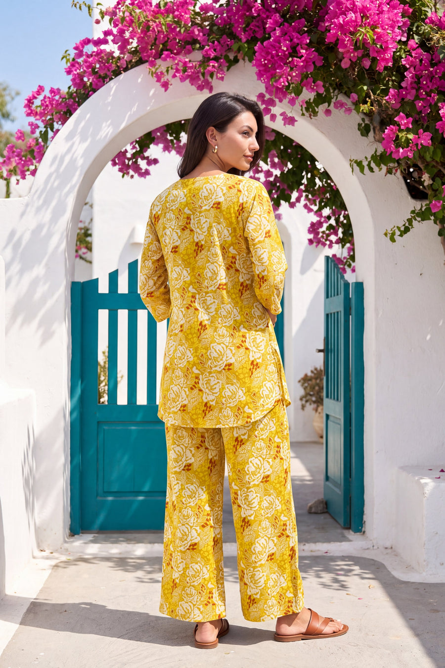 Mustard Rose Cotton Co-ord Set — image 12