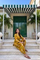 Mustard Folktale Cotton Farshi Salwar Set