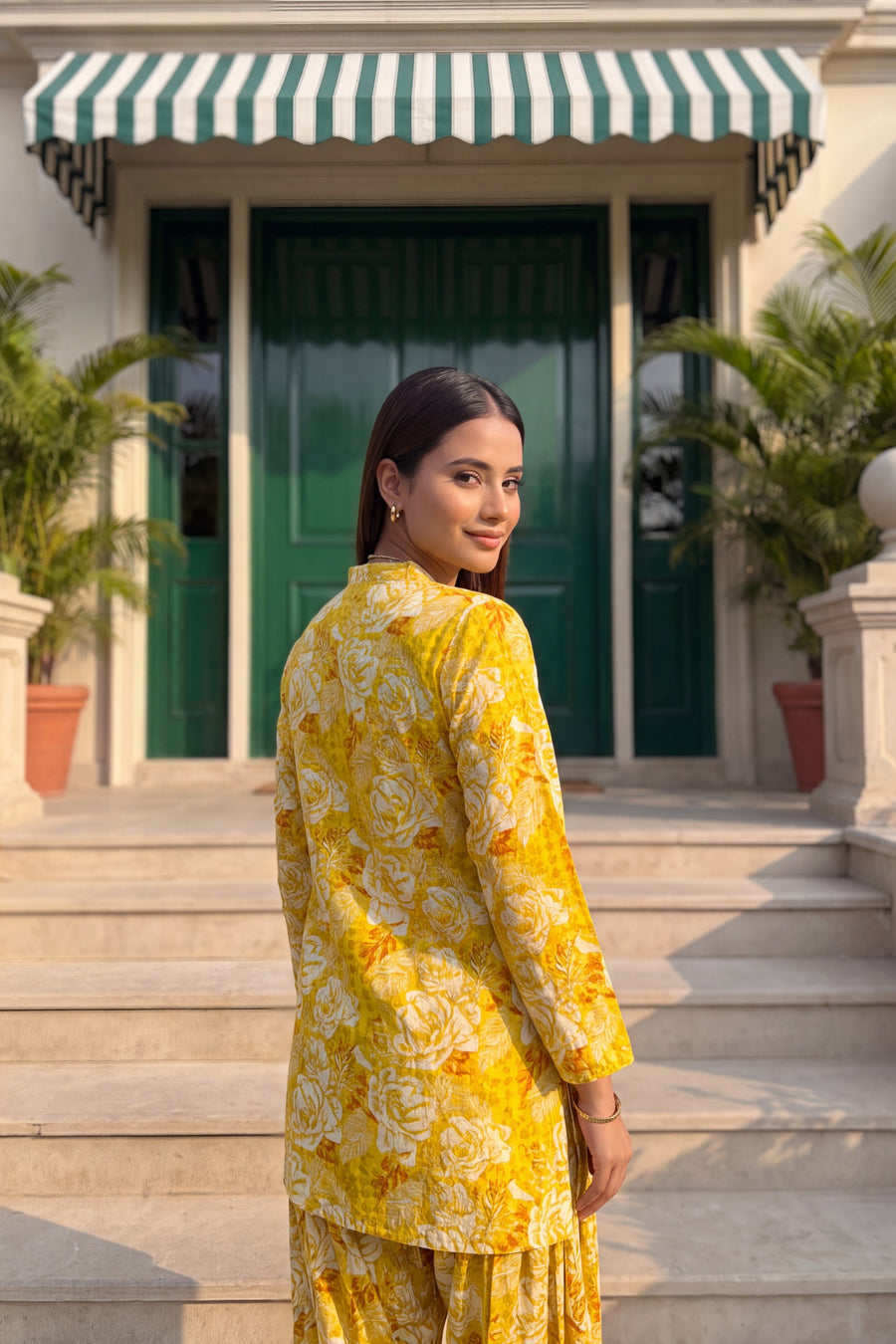 Sunbeam Blossom Cotton Farshi Salwar Set — image 14