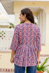 Lavendula Purple Cotton Top - Me&My