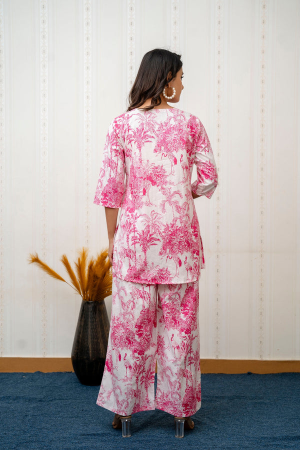 Rosewood Charm Botanical Cotton Co-ord Set