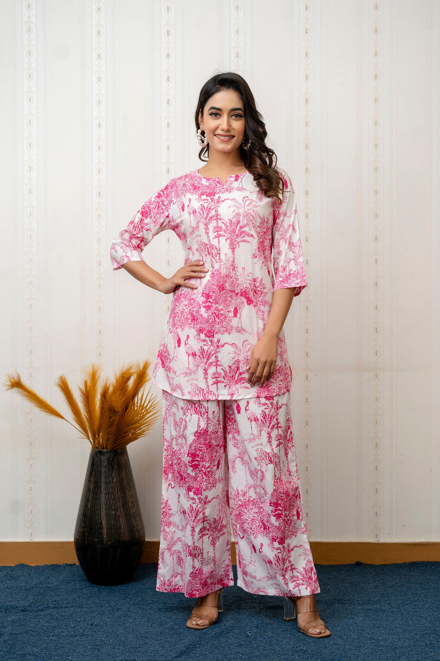 Rosewood Charm Botanical Cotton Co-ord Set — image 7