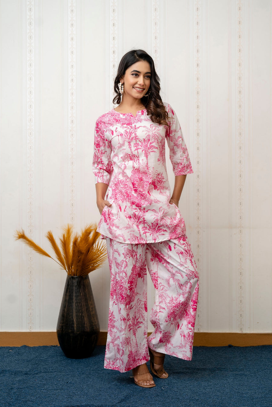 Rosewood Charm Botanical Cotton Co-ord Set — image 8