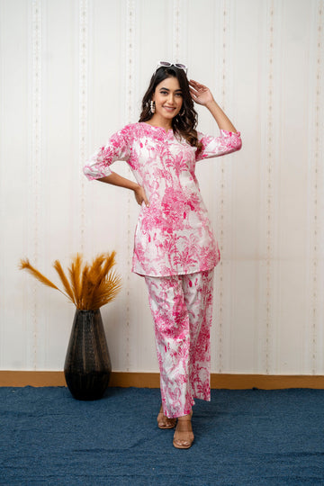 Rosewood Charm Botanical Cotton Co-ord Set