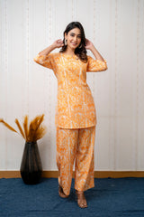 Citrus Grove Orange Botanical Cotton Co-ord Set from Me & My