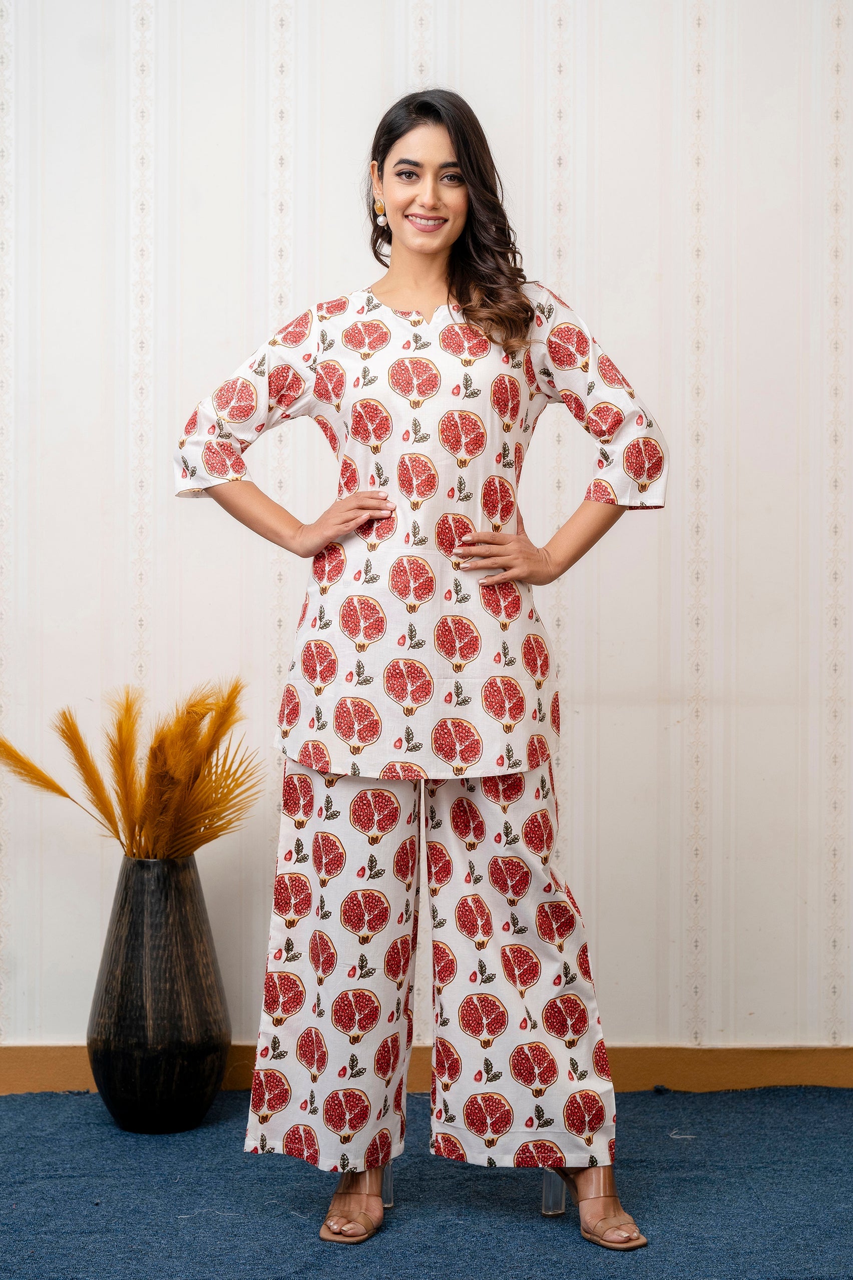 Ruby Grove Pomegranate Cotton Co-ord Set from Me & My