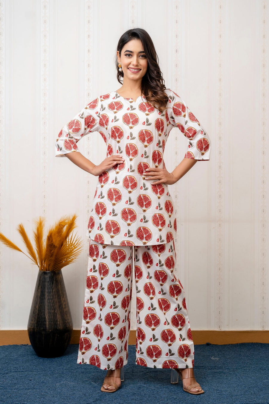 Ruby Grove Pomegranate Cotton Co-ord Set — image 8