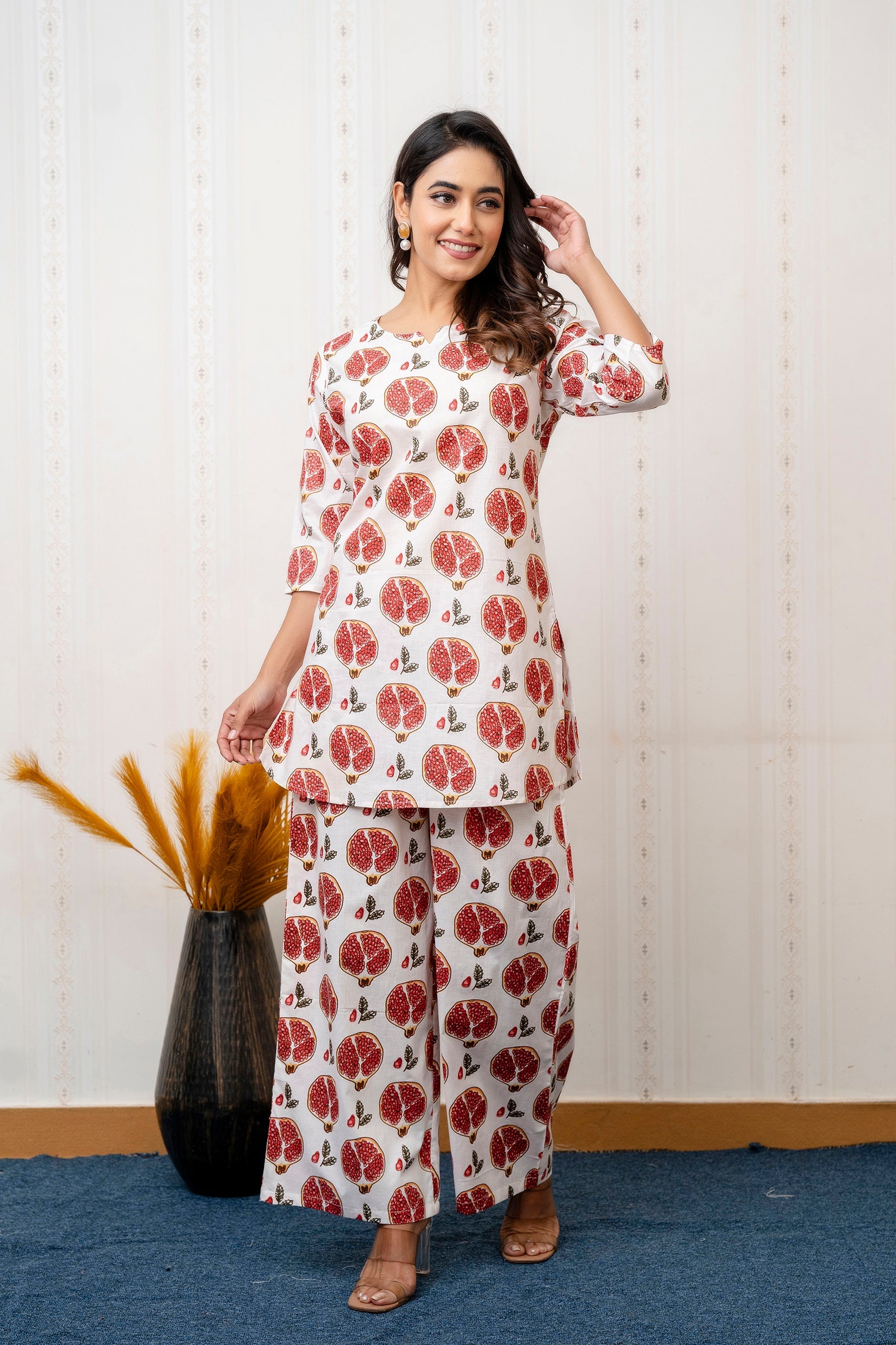 Ruby Grove Pomegranate Cotton Co-ord Set from Me & My