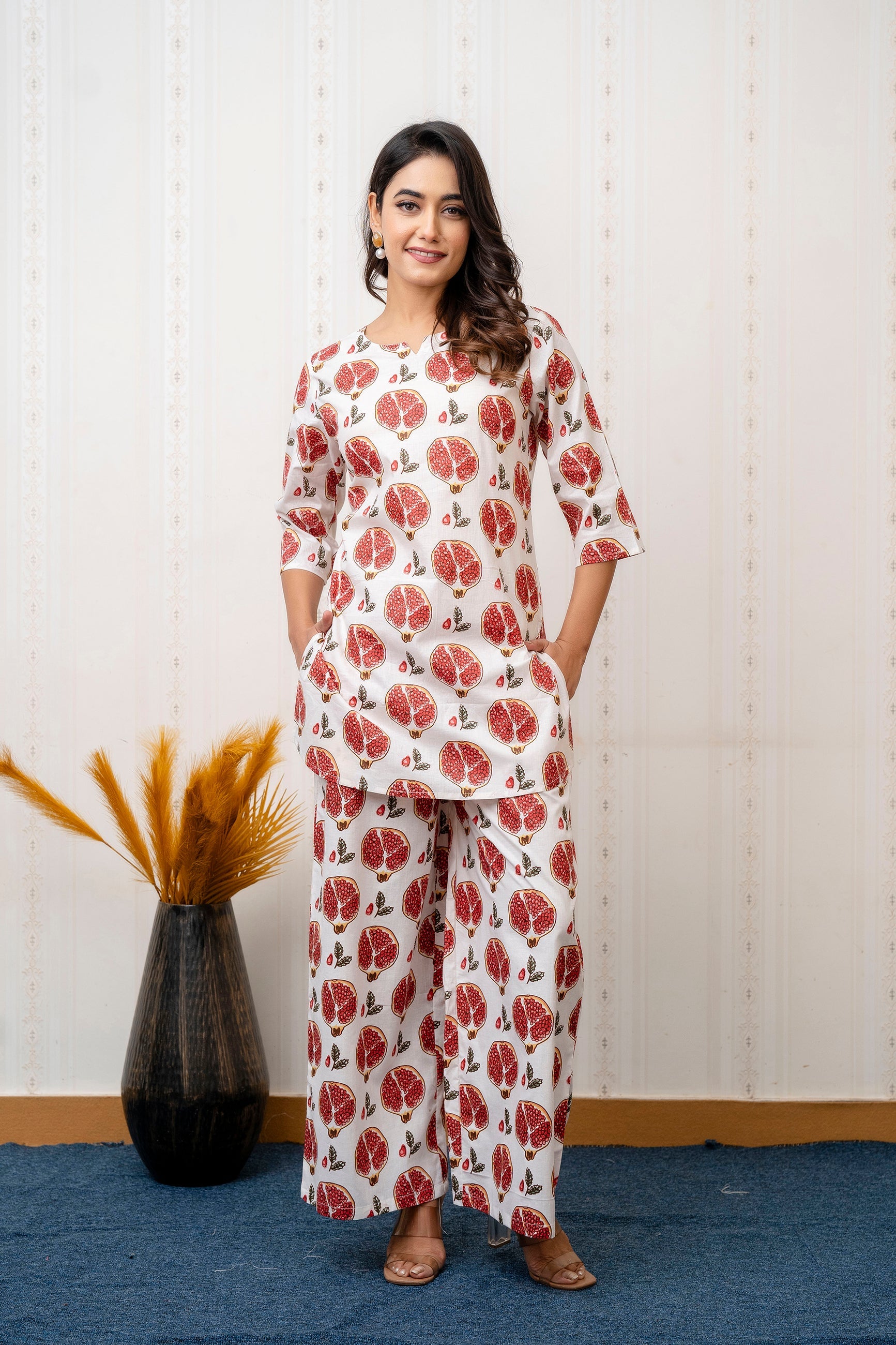 Ruby Grove Pomegranate Cotton Co-ord Set from Me & My