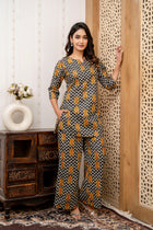 Monochrome Motion Zig-Zag Cotton Co-ord Set