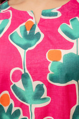 Rosy Garden Botanical Cotton Co-ord Set - Me&My