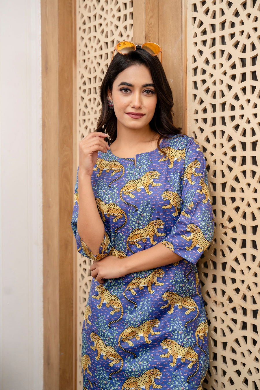 Violet Safari Cotton Co-ord Set — image 3