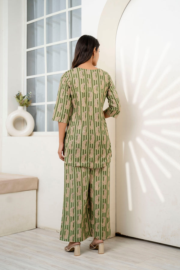 Emerald Wild Cotton Co-ord Set