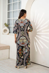 Noir Bloom Cotton Co-ord Set - Me&My