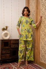 Emerald Whispers Cotton Co-ord Set from Me & My