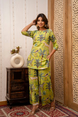 Emerald Whispers Cotton Co-ord Set from Me & My