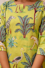 Emerald Whispers Cotton Co-ord Set - Me&My