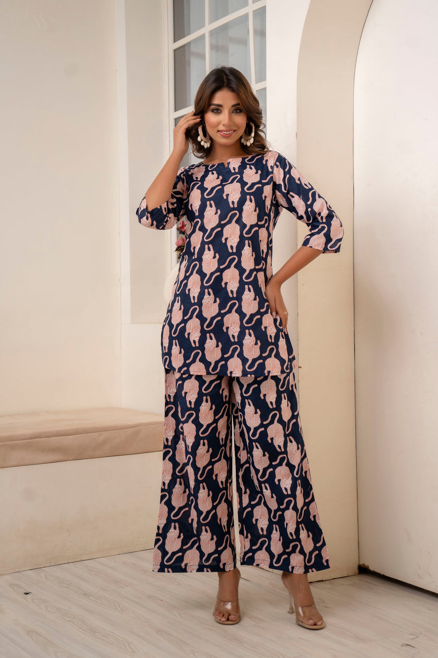 Wild Horizon Blue Cotton Co-ord Set — image 4
