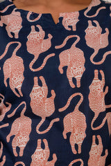 Wild Horizon Blue Cotton Co-ord Set - Me&My