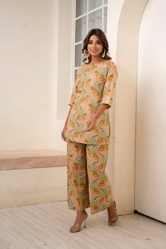 Savanna Glow Cotton Co-ord Set - Me&My