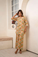 Savanna Glow Cotton Co-ord Set - Me&My