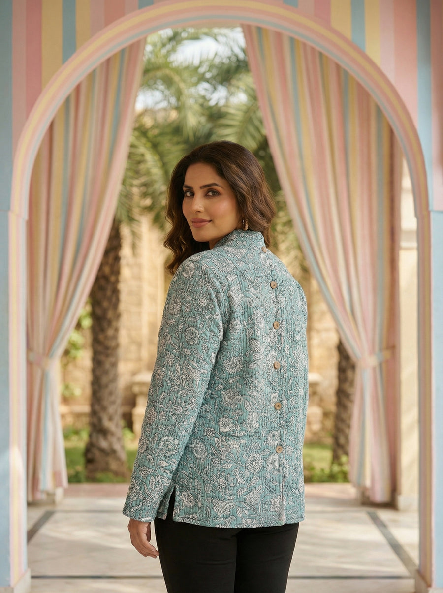 Nautical Ease Reversible Quilted Jacket — image 8