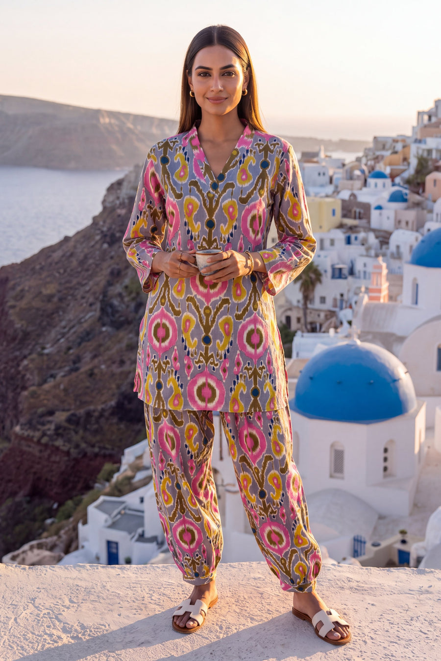 Kaleidoscope Cotton Farshi Salwar Set — image 4