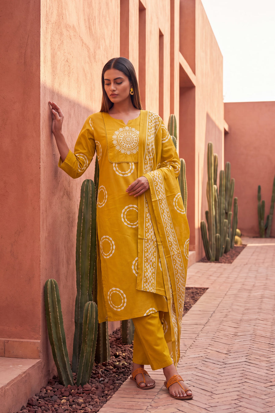 Butter Haven Cotton Dupatta Set — image 2
