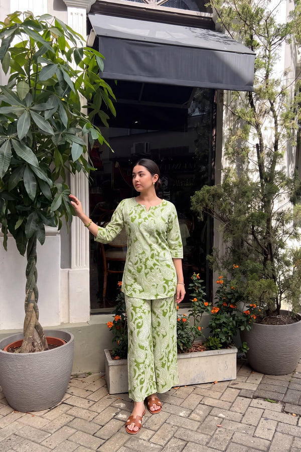Meadow Paisley Cotton Co-ord Set