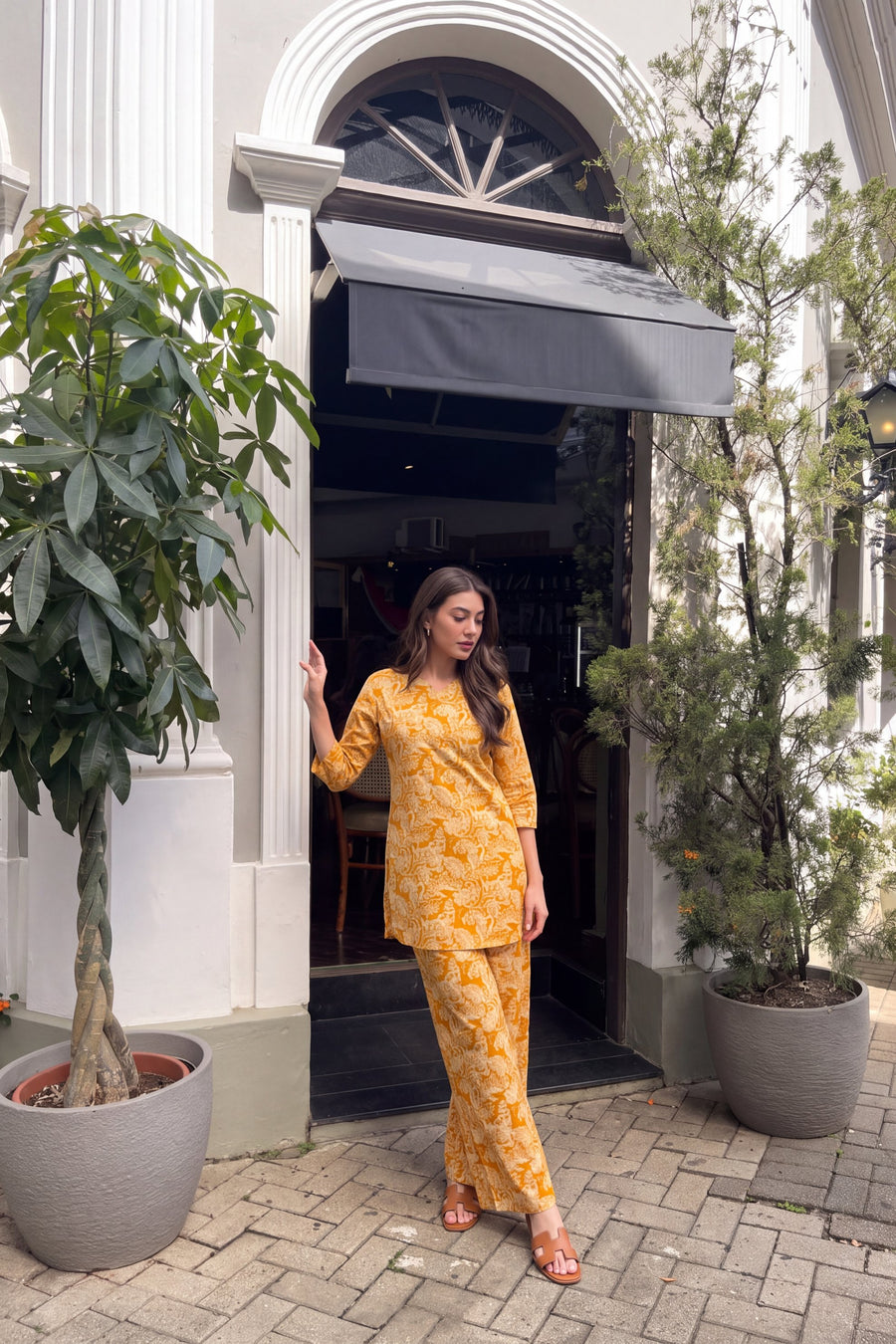 Marigold Paisley Cotton Co-ord Set — image 5