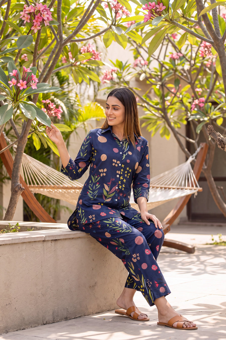 Skyline Bloom Cotton Co-ord Set — image 3