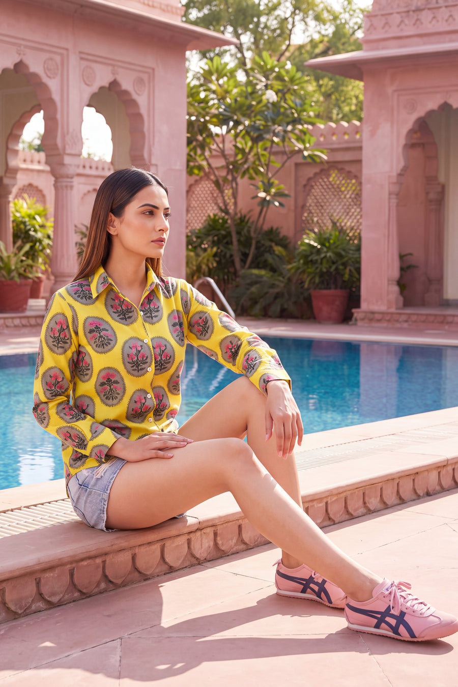 Amber Sun Cotton Shirt — image 4