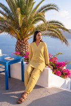 Golden Dune Cotton Farshi Salwar Set