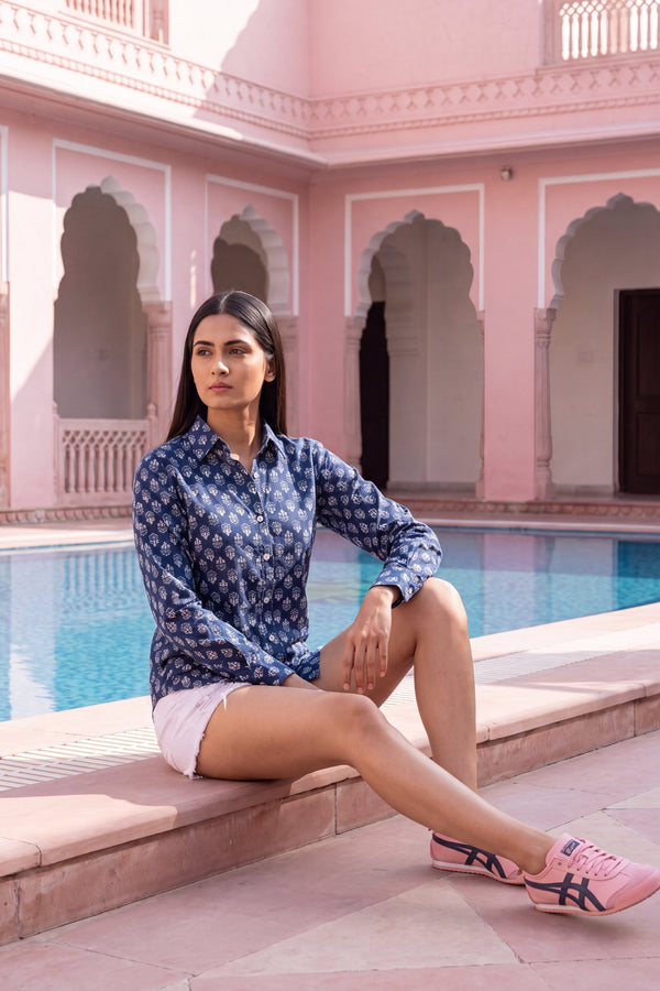 Denim Sky Cotton Shirt