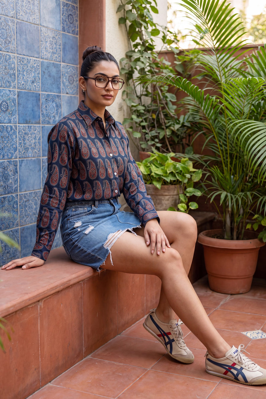 Cobalt Blue Cotton Shirt — image 3