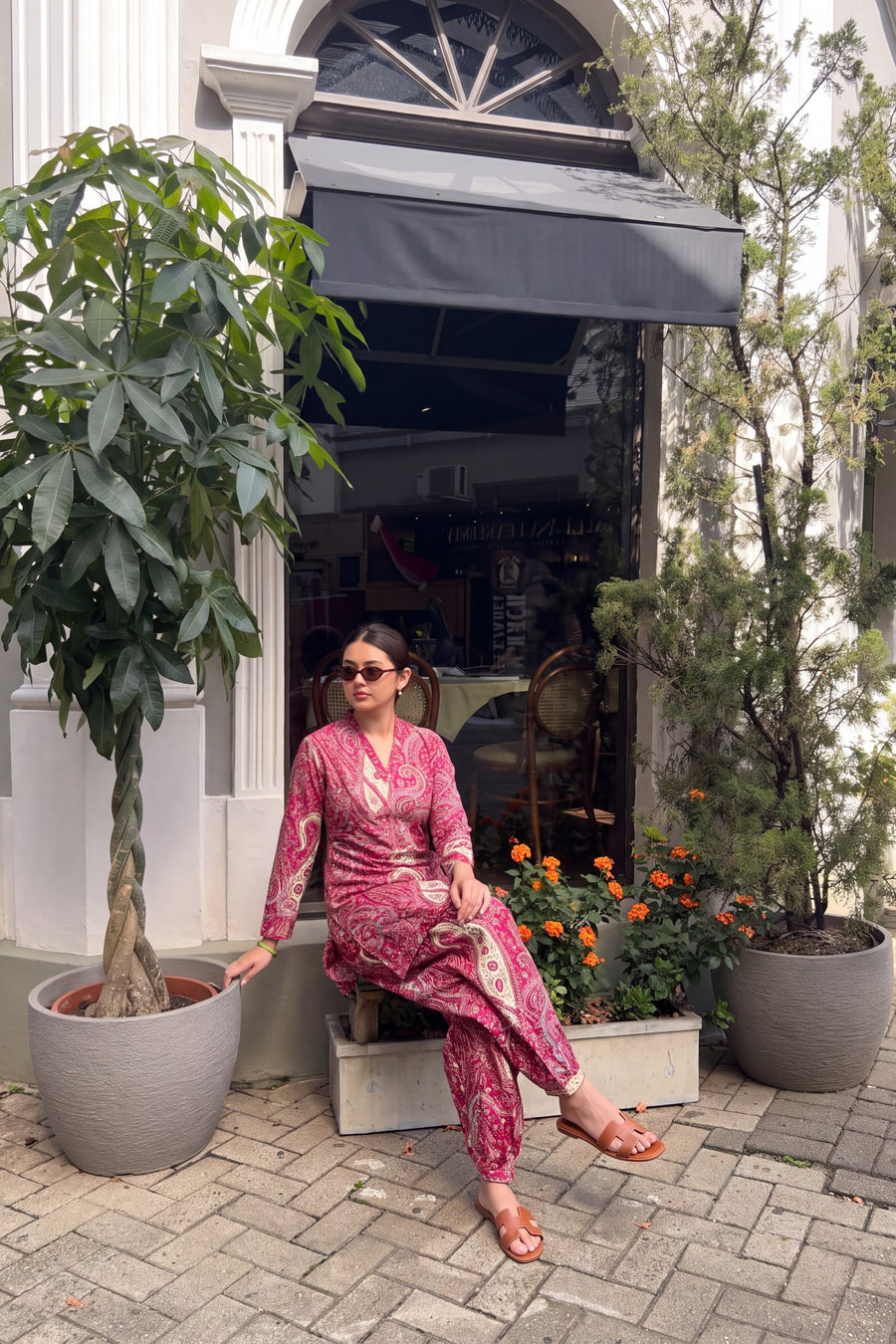 Rani Paisley Cotton Farshi Salwar Set — image 7