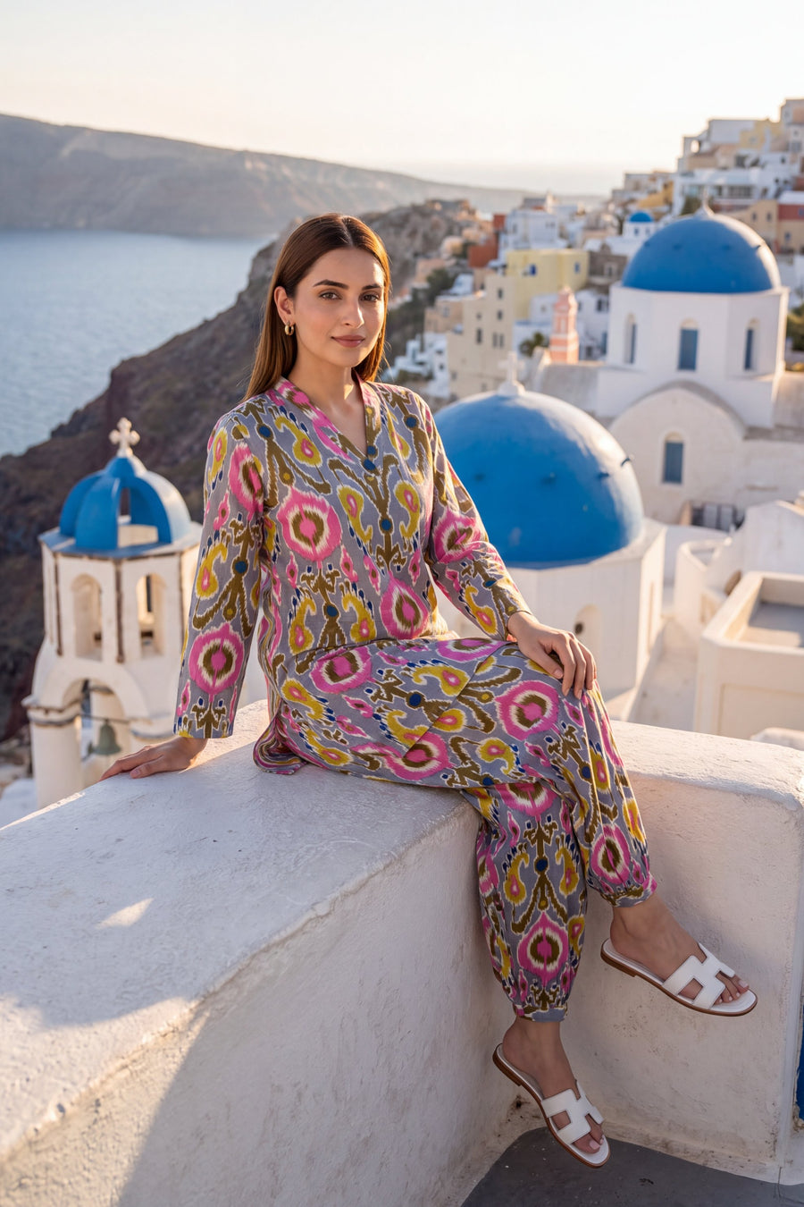 Kaleidoscope Cotton Farshi Salwar Set — image 5