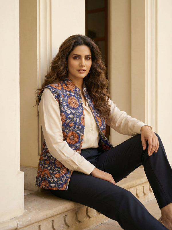 Blueway Everyday Cotton Reversible Quilted Jacket