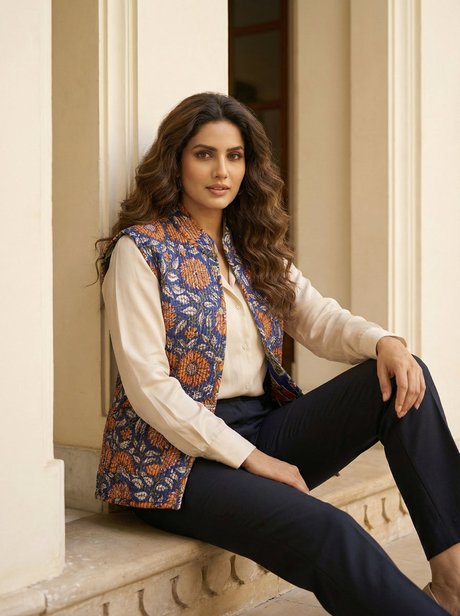 Blueway Everyday Cotton Reversible Quilted Jacket — image 3