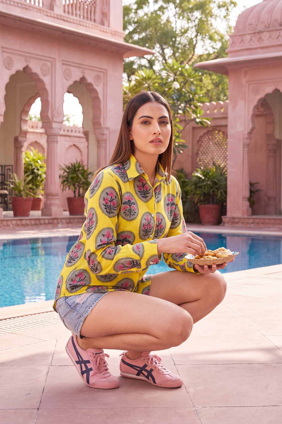 Amber Sun Cotton Shirt — image 6