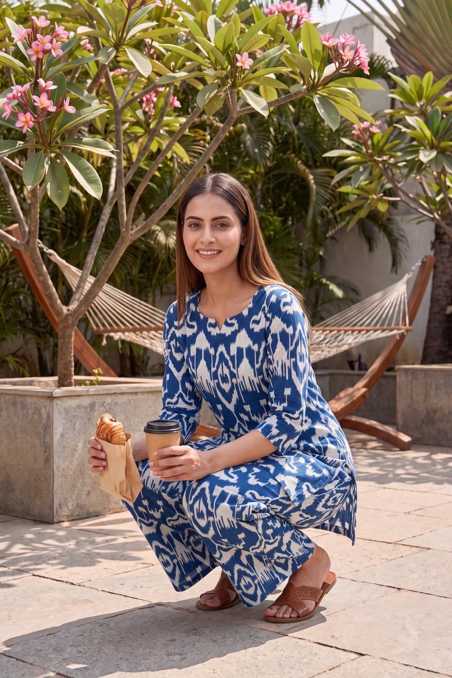 Sapphire Wave Cotton Co-ord Set — image 6