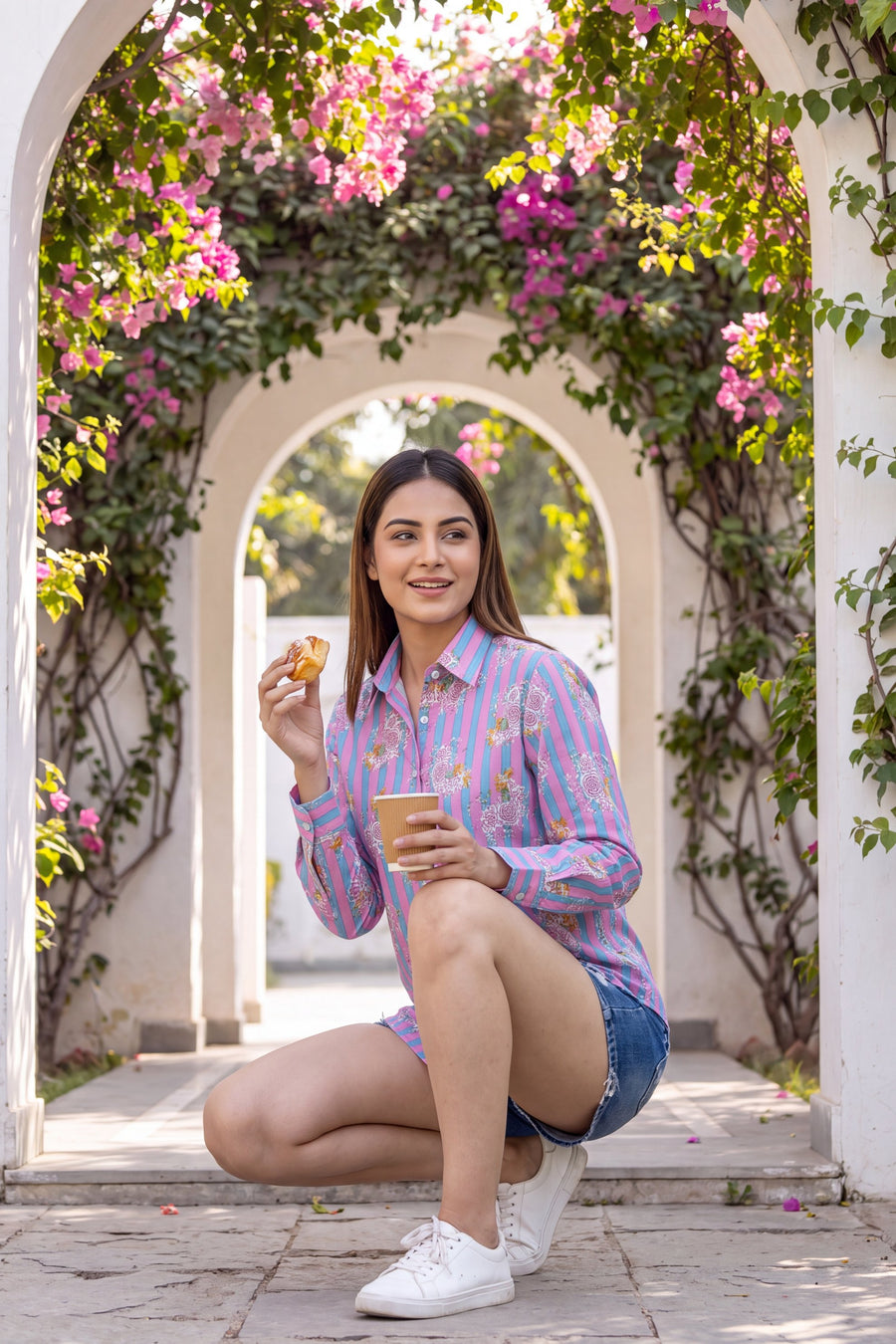Lavender Dusk Cotton Shirt — image 4
