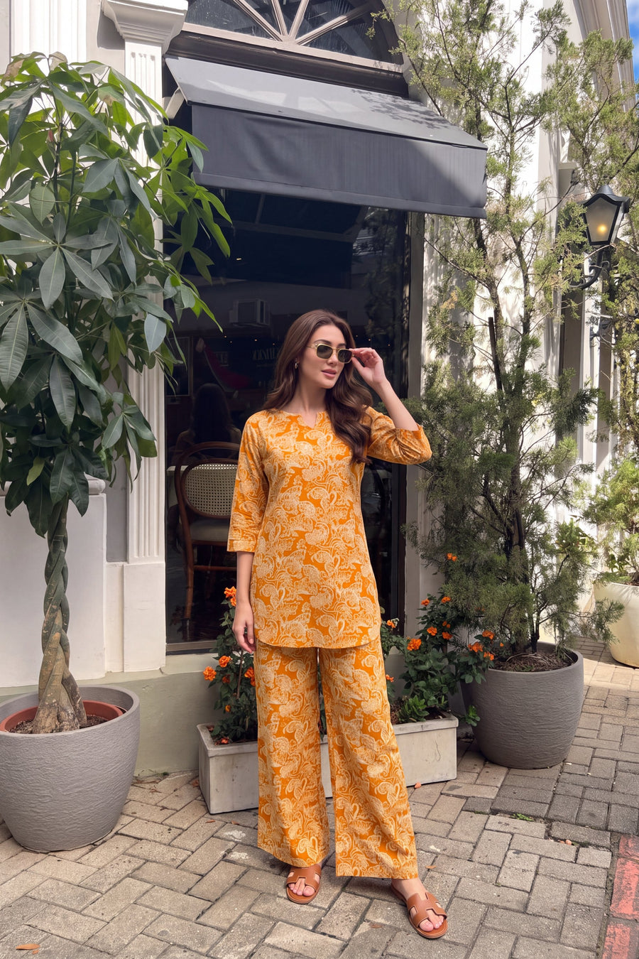 Marigold Paisley Cotton Co-ord Set — image 8