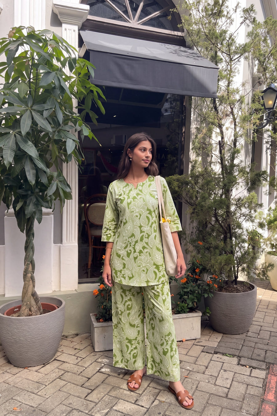 Meadow Paisley Cotton Co-ord Set — image 5