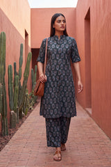 Sonata Sage Mandarin Cotton Co-ord Set