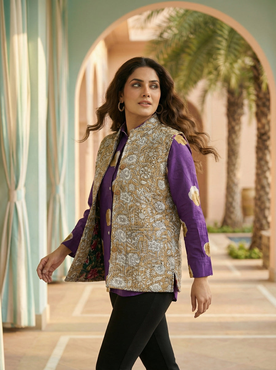 Goldenleaf Everyday Reversible Quilted Jacket Vest — image 5