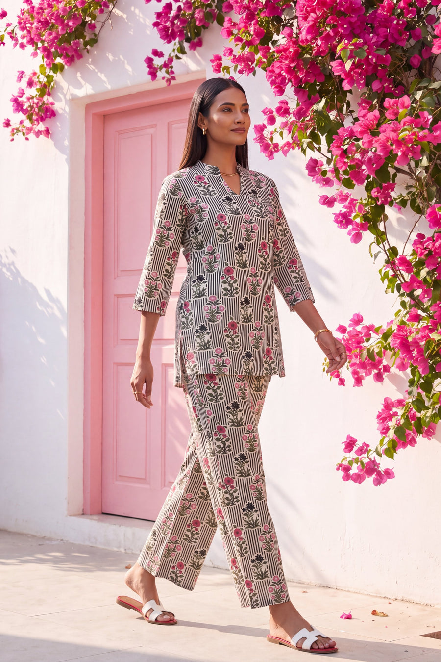 Willow Meadow Angrakha Cotton Co-ord Set — image 7