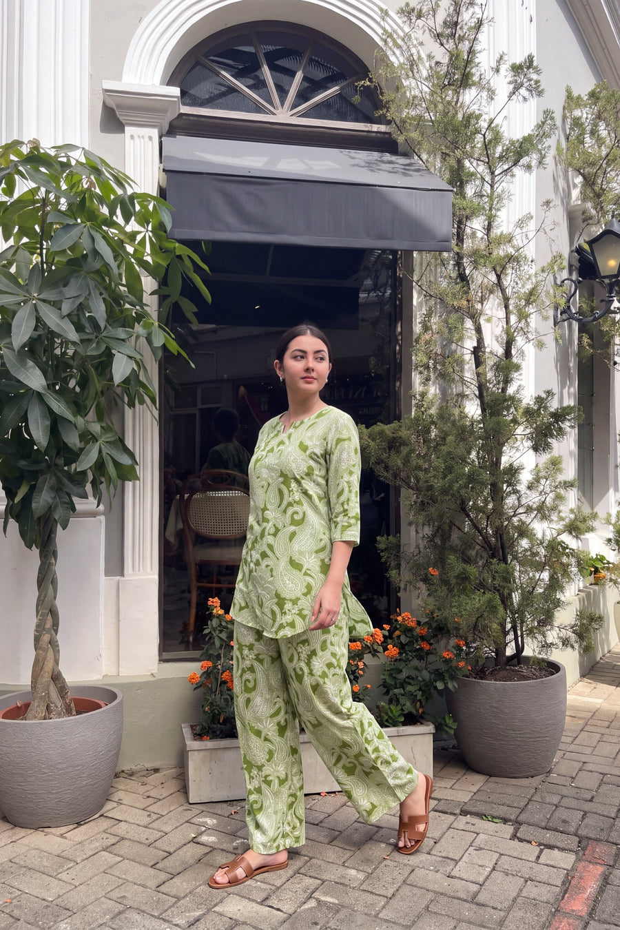 Meadow Paisley Cotton Co-ord Set — image 6
